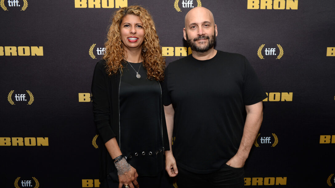 Brenda and Aaron Gilbert at the Bron @TIFF party