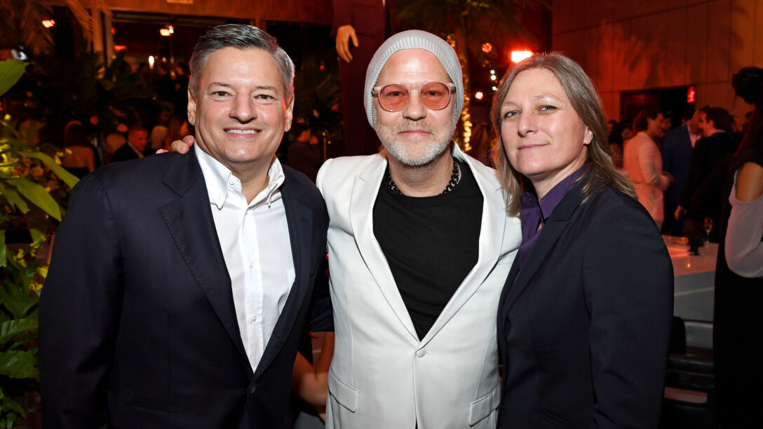 Ryan Murphy and Ted Sarandos at "The Politician" Season One Premiere