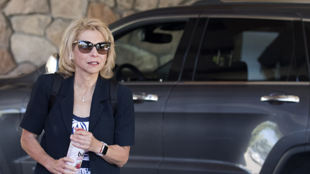 Shari Redstone at the Allen & Co conference in Sun Valley