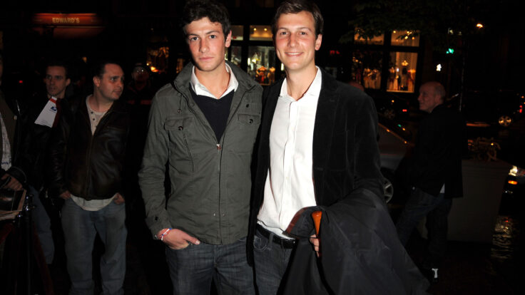 Josh Kushner and Jared Kushner in 2008