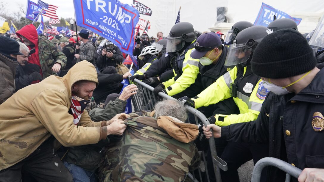 Pro-Trump protestors riot at the Capitol