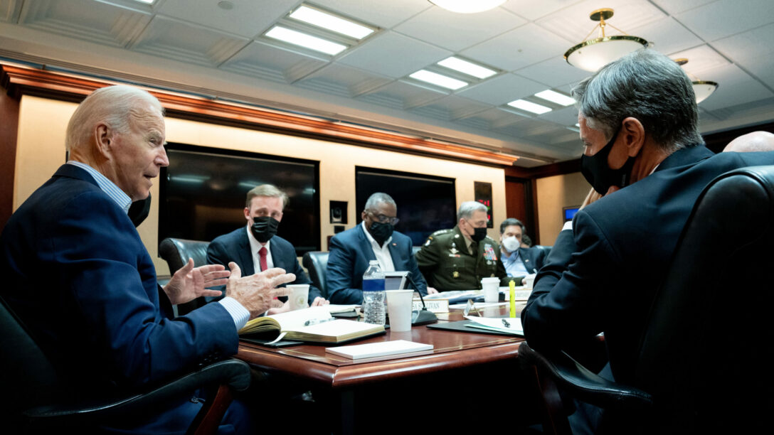 Joe Biden meets his National Security team