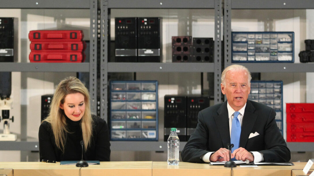 elizabeth holmes and joe biden