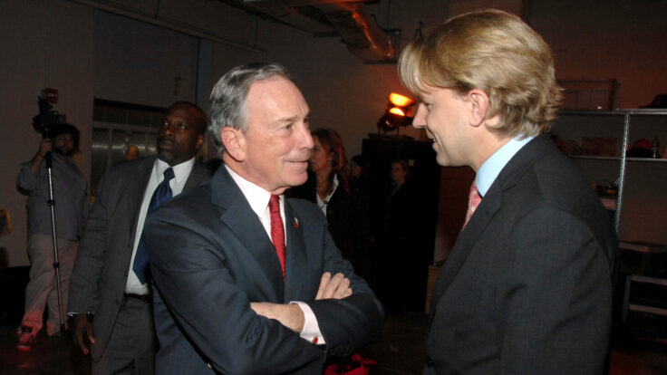 Mike Bloomberg and Justin Smith