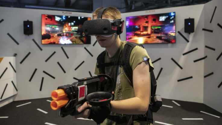 virtual reality gun