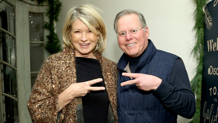 Martha Stewart and David Zaslav
