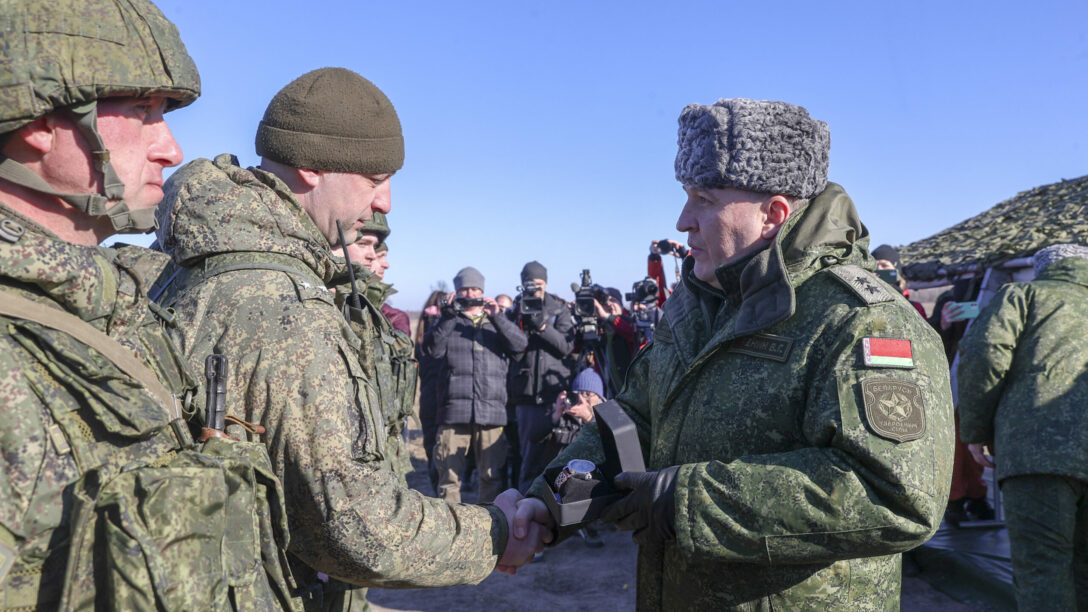 Russia, Belarus joint military drill