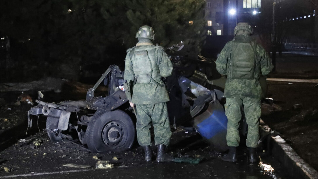 Ukraine car explosion