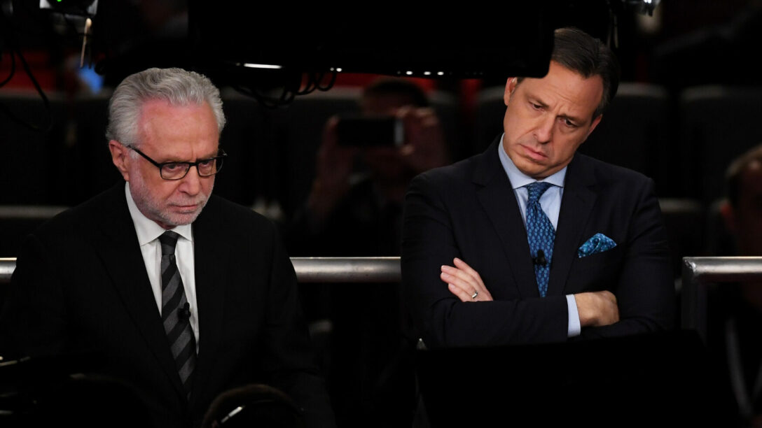 Wolf Blitzer and Jake Tapper