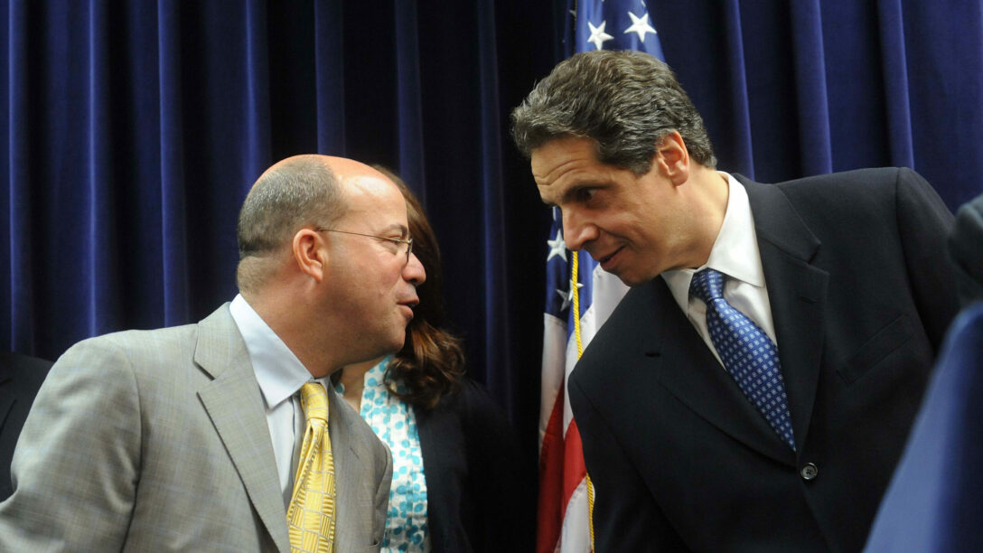 Jeff Zucker and Andrew Cuomo