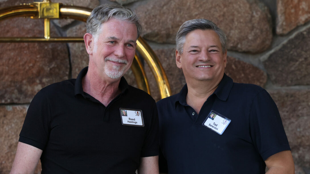 Reed Hastings and Ted Sarandos