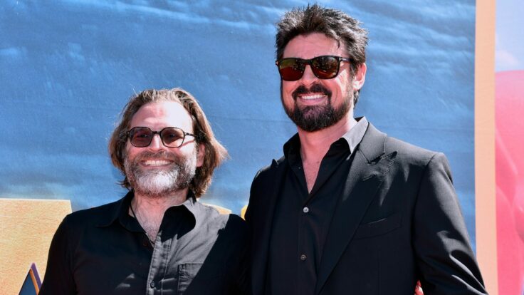 Producer Jed Schlanger and actor Karl Urban