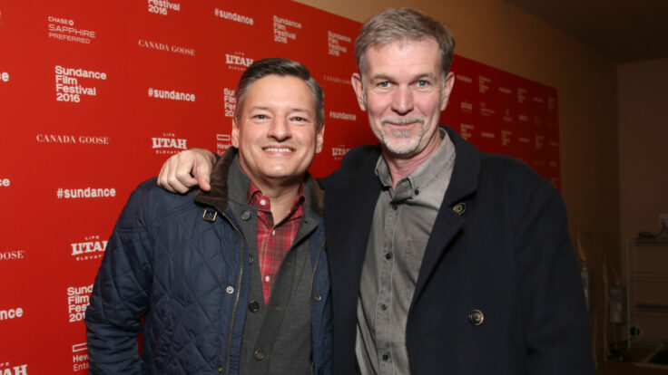 Ted Sarandos and Reed Hastings