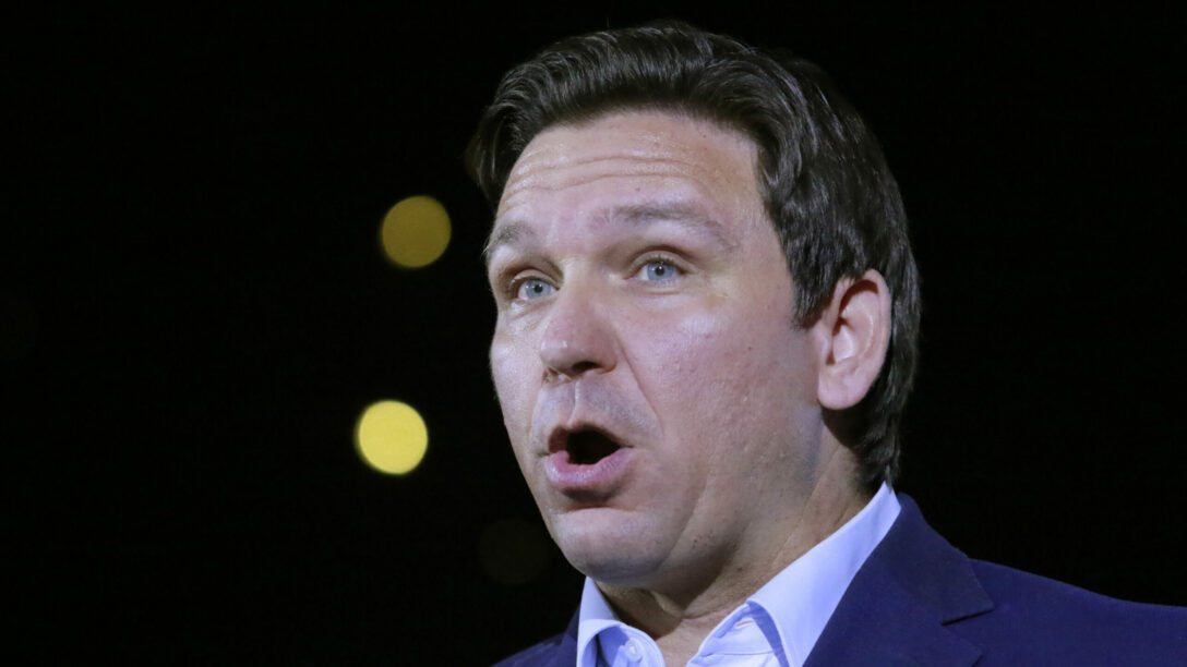Florida Governor Ron DeSantis Campaigns With Senate Candidate Adam Laxalt In Nevada