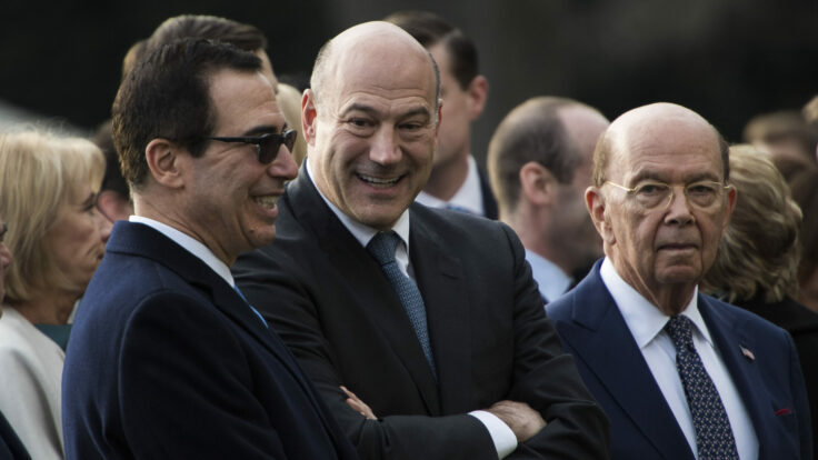 steve mnuchin, gary cohn, wilbur ross