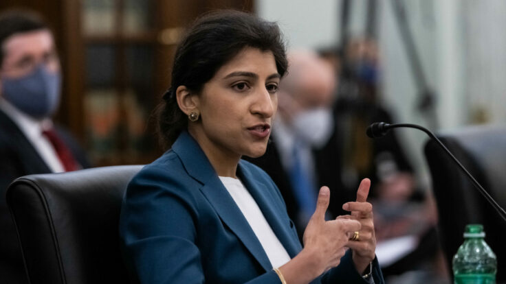 F.T.C. Chair Lina Khan.