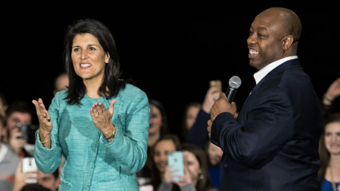 Nikki Haley and Tim Scott