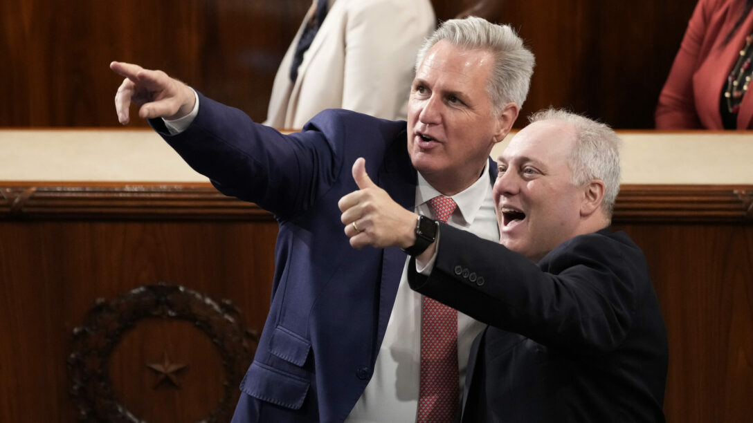 House Minority Leader Kevin McCarthy and Minority Whip Steve Scalise