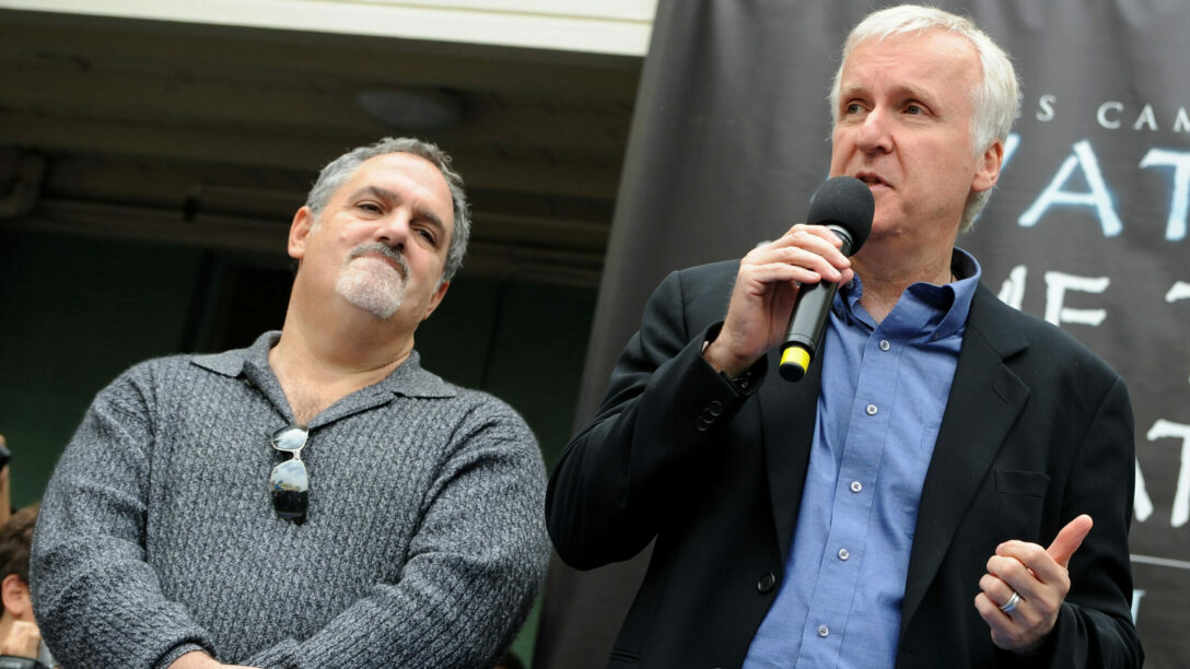 Jon Landau and director James Cameron.
