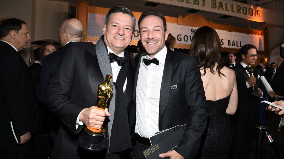 Ted Sarandos and Icarus director Bryan Fogel