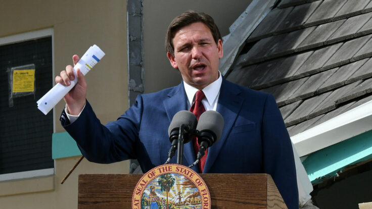 DeSantis, a 2005 graduate of Harvard Law, isn’t any sort of threat to return us to a world of taxation without representation, but he’s an expert MAGA dog-whistler.