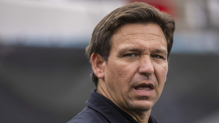 Florida Governor Ron DeSantis.aFlordia governor Ron DeSantis, as a matter of rhetoric, has made his presumptive candidacy about the general feeling that the left’s social-justice warriors have gone too far.