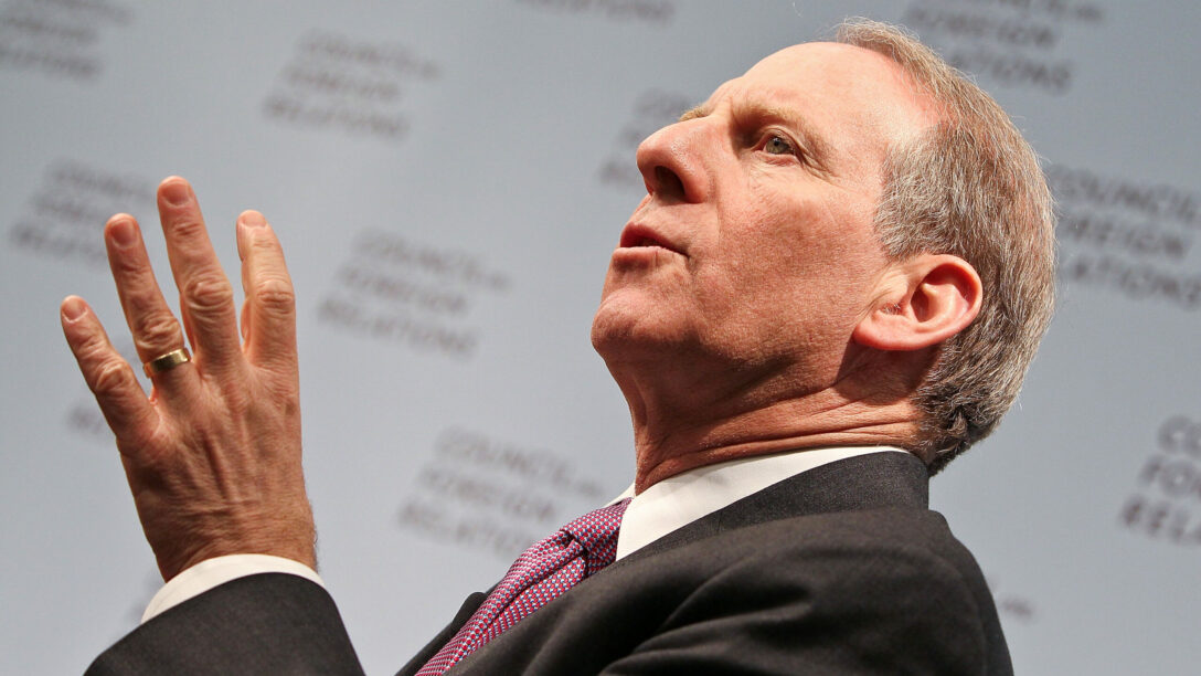 The recently retired head of the Council on Foreign Relations, Richard Haass, in 2013.