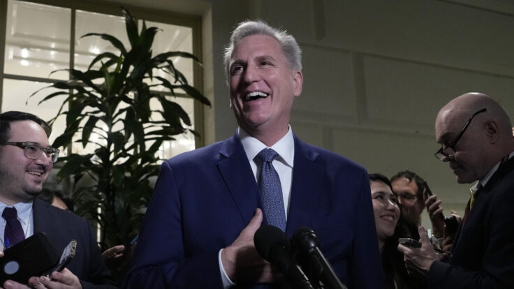 Kevin McCarthy seems invested in finding a speaker who would need him the most.