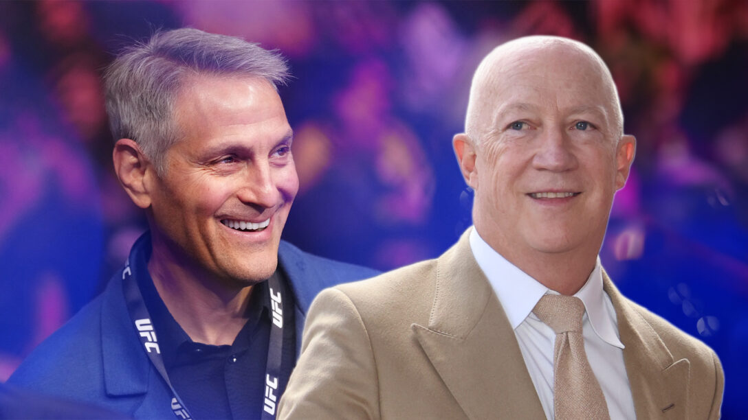Endeavor’s Ari Emanuel and CAA’s Bryan Lourd.
