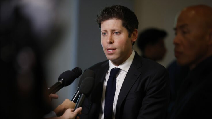 Sam Altman has some eclectic views that don’t fit neatly into progressive dogma—but like most liberals in tech, he has been deeply unnerved by the real and growing threat of a second Donald Trump presidency.