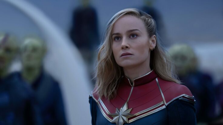 Brie Larson in 'The Marvels.'