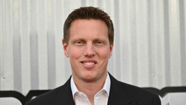 David Ellison arrives for Paramount's ‘Transformers: Rise of the Beasts’ premiere in New York City on June 5, 2023.