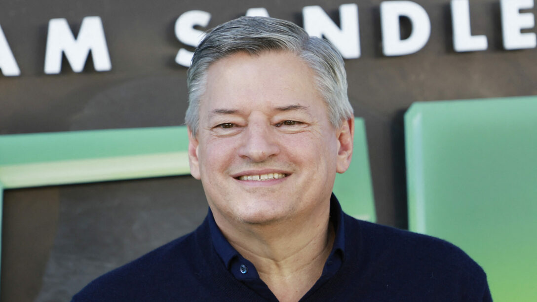 Ted Sarandos arrives for the premiere of ‘Leo’ at the Regency Village Theatre in Los Angeles, California, on November 19, 2023.