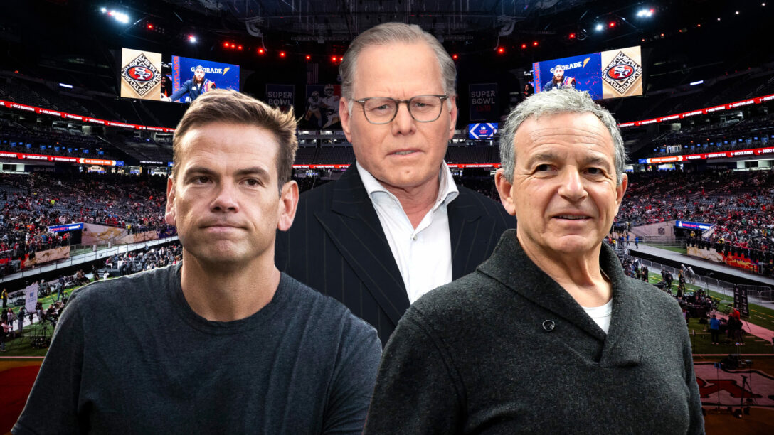 Lachlan Murdoch, David Zaslav, Bob Iger