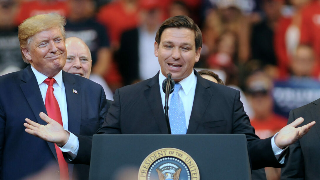 donald trump ron desantis