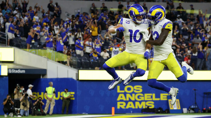 nfl los angeles rams cooper kupp van jefferson