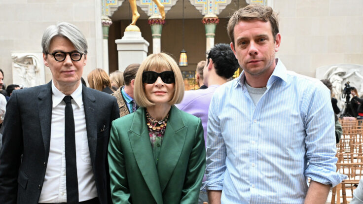 met gala press conference Andrew Bolton, Anna Wintour and Jonathan Anderson