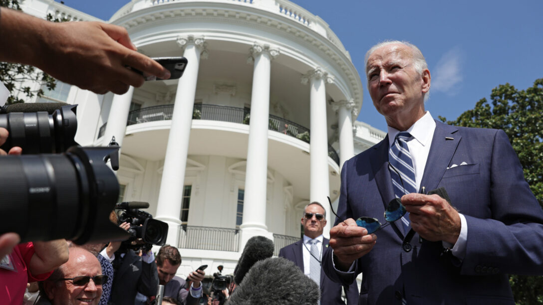 joe biden press