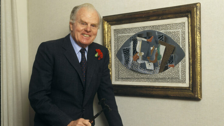 Eberhard Kornfeld, gallery owner in his Gallery Kornfeld in Berne 1993