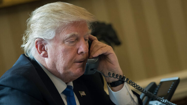 donald trump phone