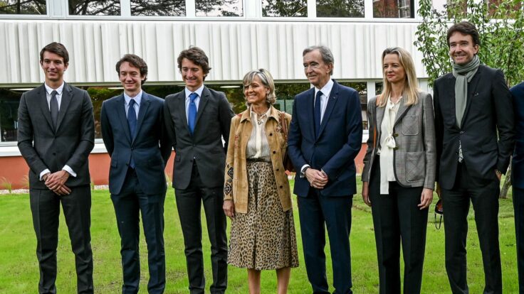 Bernard Arnault antoine delphine alexandre frederic