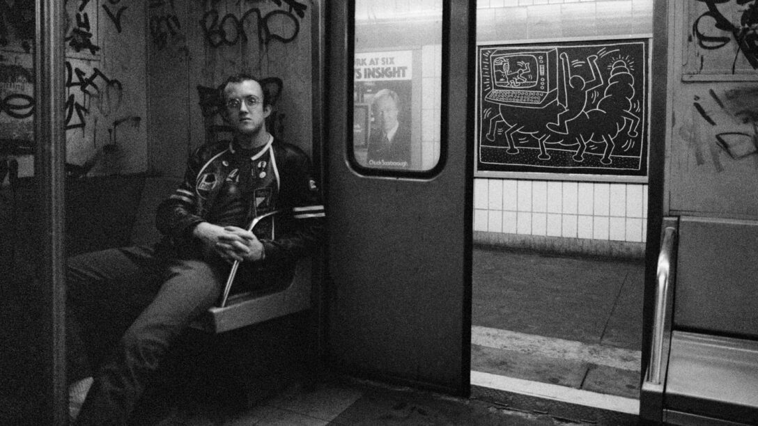 Keith Harring by Tseng Kwong Chi
