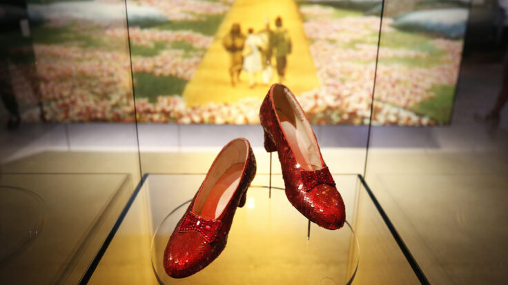 judy garland ruby slippers