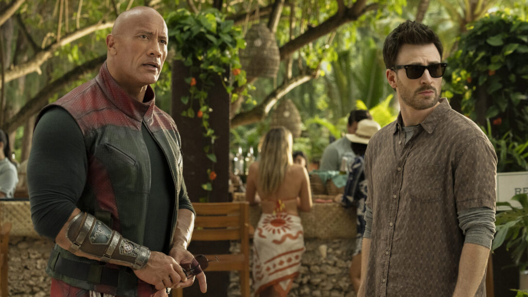 Dwayne The Rock Johnson, Chris Evans, Red One