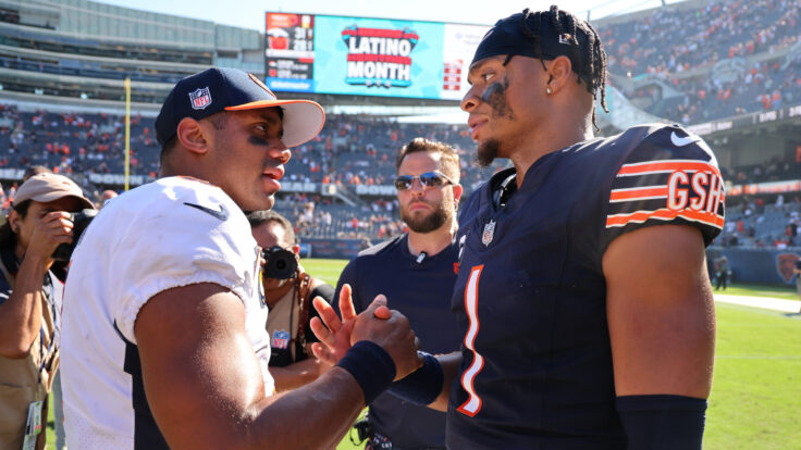 denver broncos chicago bears Russell Wilson justin fields nfl