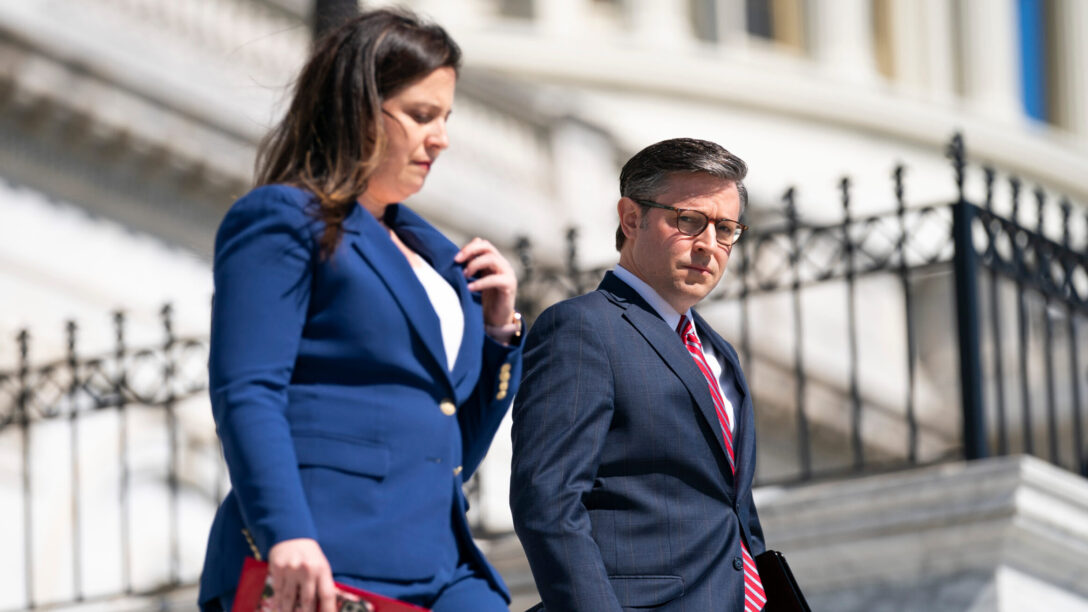 Mike Johnson, Elise Stefanik
