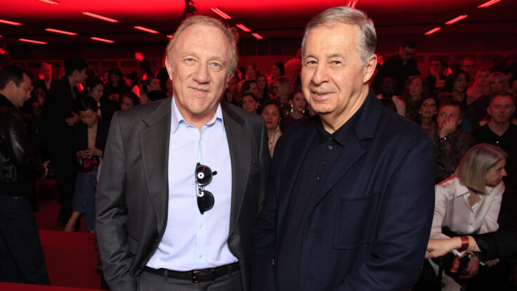 François Pinault and Rachid Mohamed Rachid