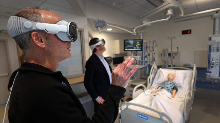 Peter Weinstock apple vision pro Boston Children's hospital