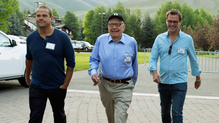 Rupert Murdoch, James Murdoch, Lachlan Murdoch