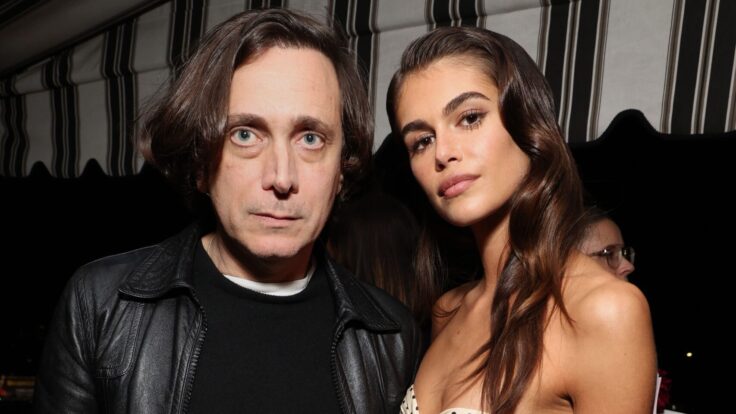 Hedi Slimane Kaia Gerber